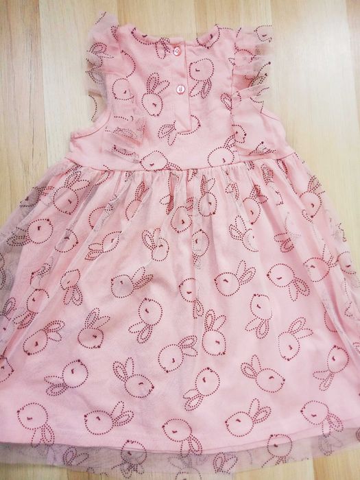 Sukienka tiulowa z króliczkami Pepco rozmiar 92/98 cm
