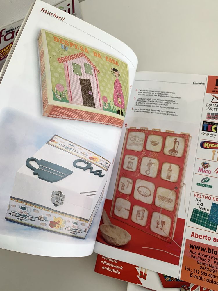 Conjunto de 6 Revistas Faça Fácil (Artes Decorativas)