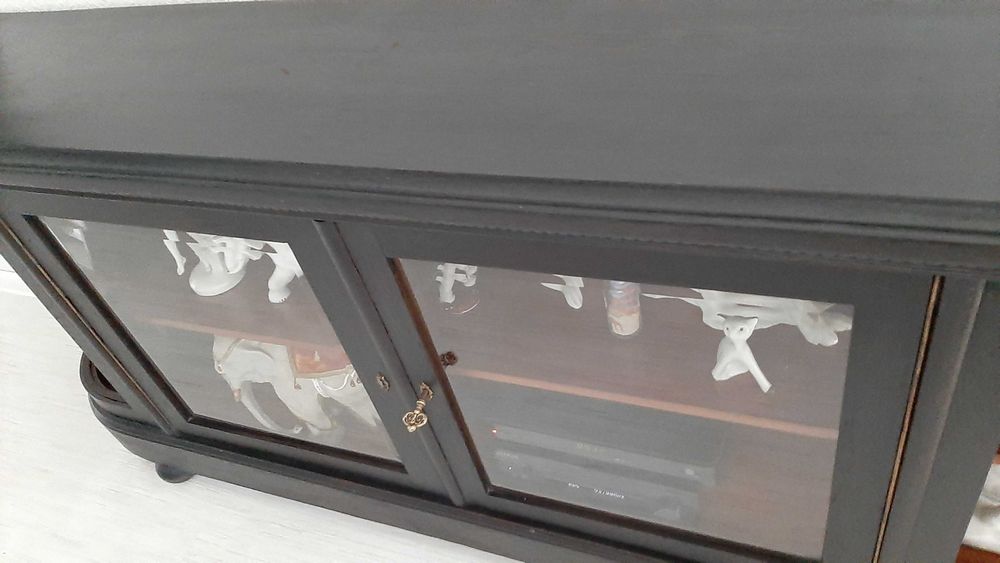 Komoda antyk lata 20 Francja klucz drewno