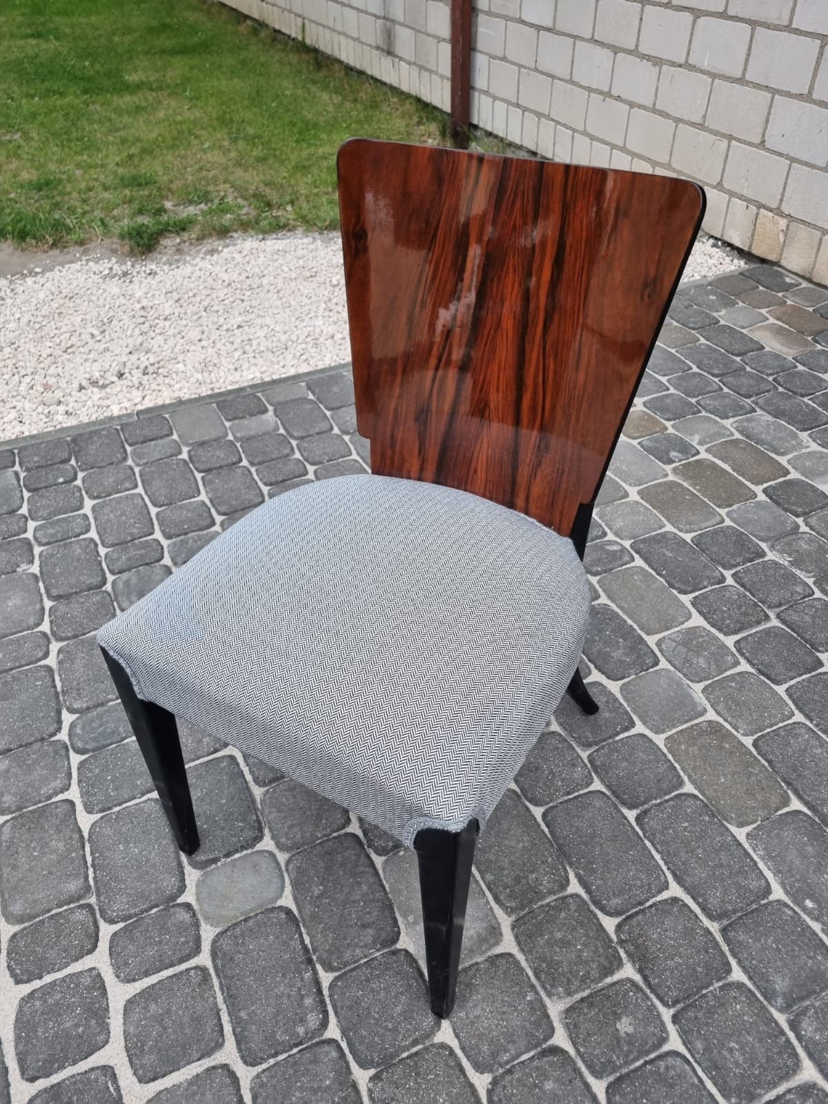 Krzesło art deco,hallabala, vintage,lata,drewno,antyk