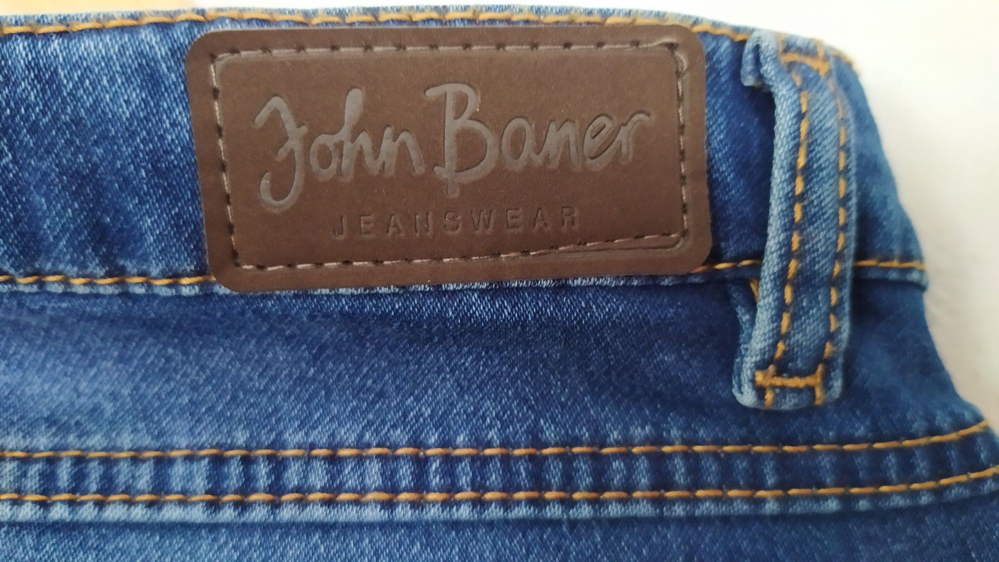 JOHN BANER nowe jeansy rurki z elastanem r. 40