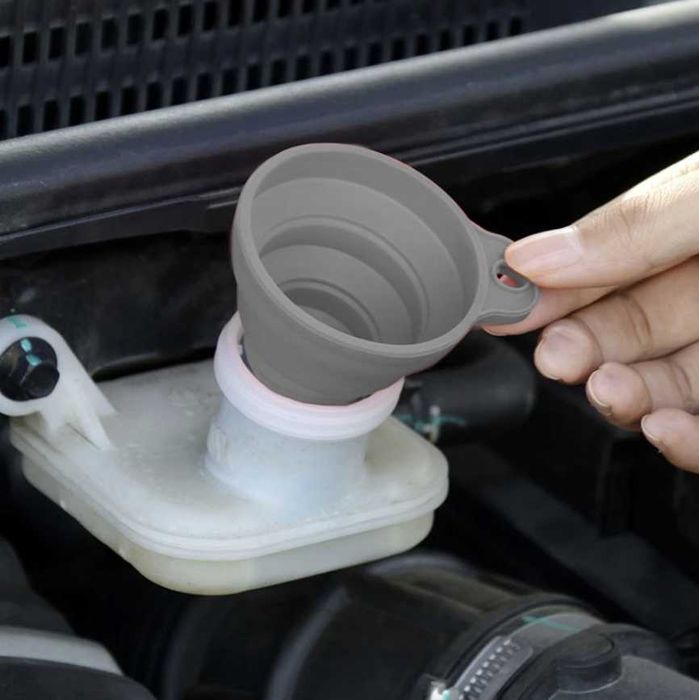 Lejek składany silikonowy harmonijka na olej, płyn