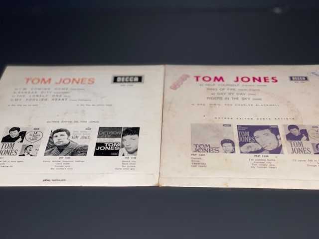 TOM JONES: 2 Records - Vynil 45 RPM