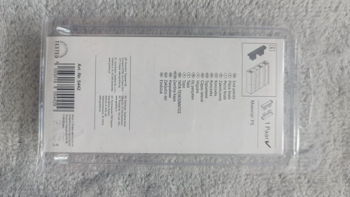 Zakończenie / końcówka do listwy / karnisza