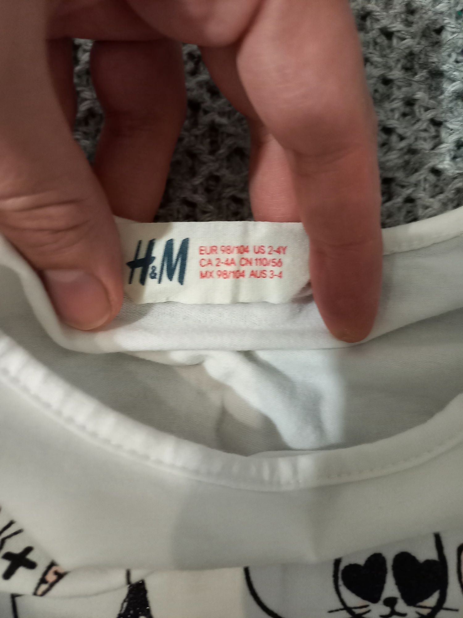 Дитяча кофтинка лонгслів H&M 2-4 роки для дівчинки