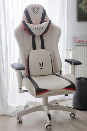 Fotel DIABLO CHAIRS X-Horn 2.0 Biało-czarny