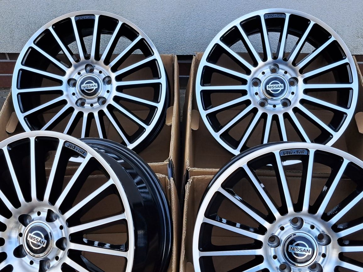 Alufelgi 17' 5x114,3 NISSAN Juke Qashqai Pulsar Leaf Primera KT15 CNC