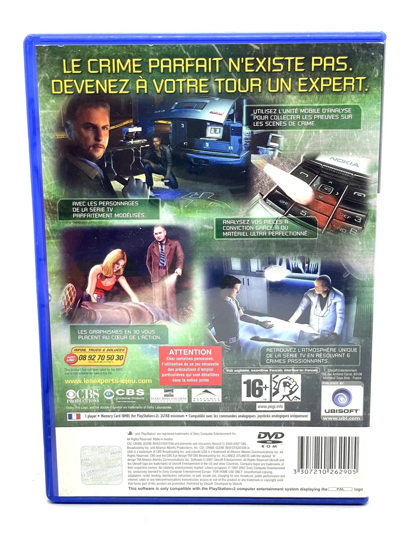 CSI Crime Scene Investigation 3 Dimensions of Murder PS2 Po Angielsku