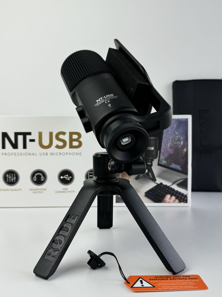 Новий Rode NT-USB Мікрофон студійний/ для ПК / для подкастів Гарантія