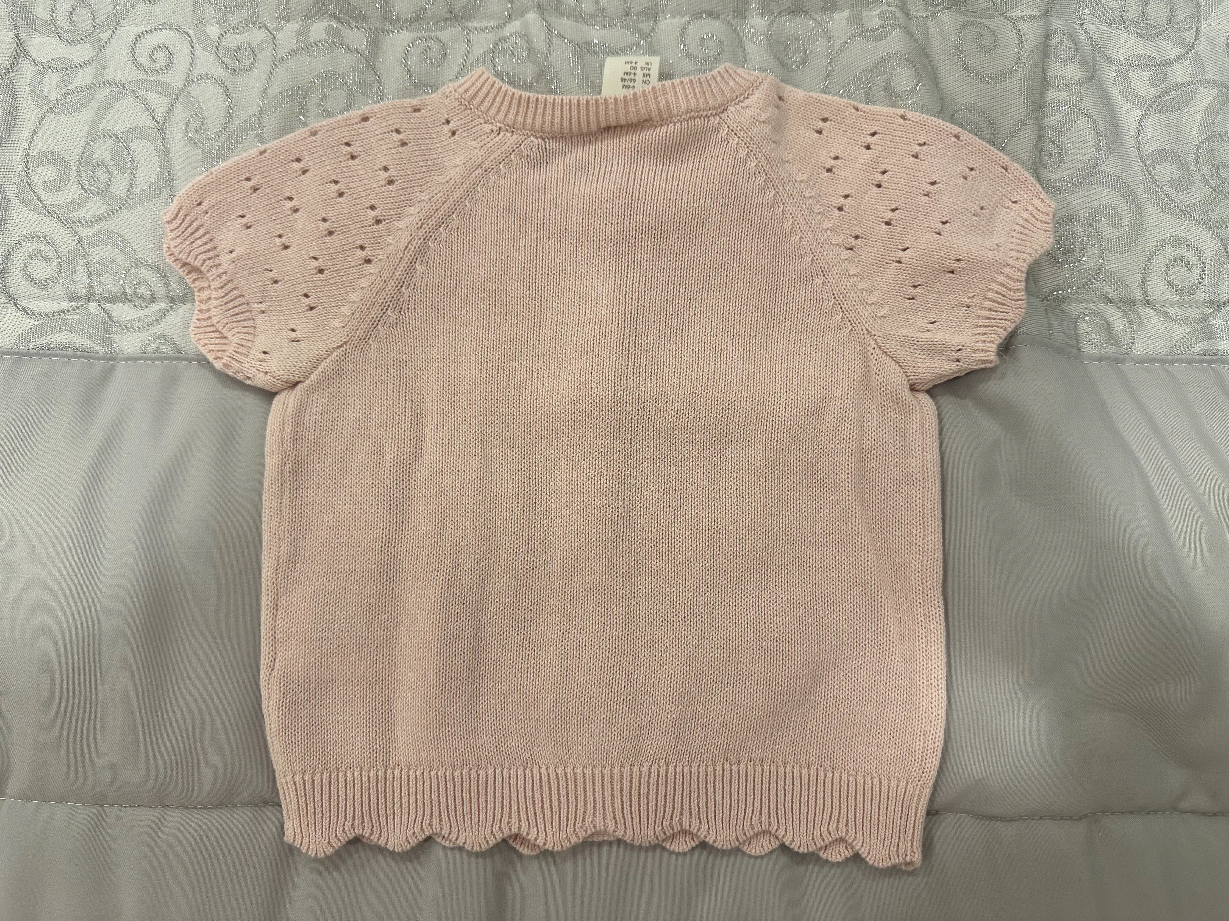 Camisola / T-shirt Rosa Bebé H&M NOVA