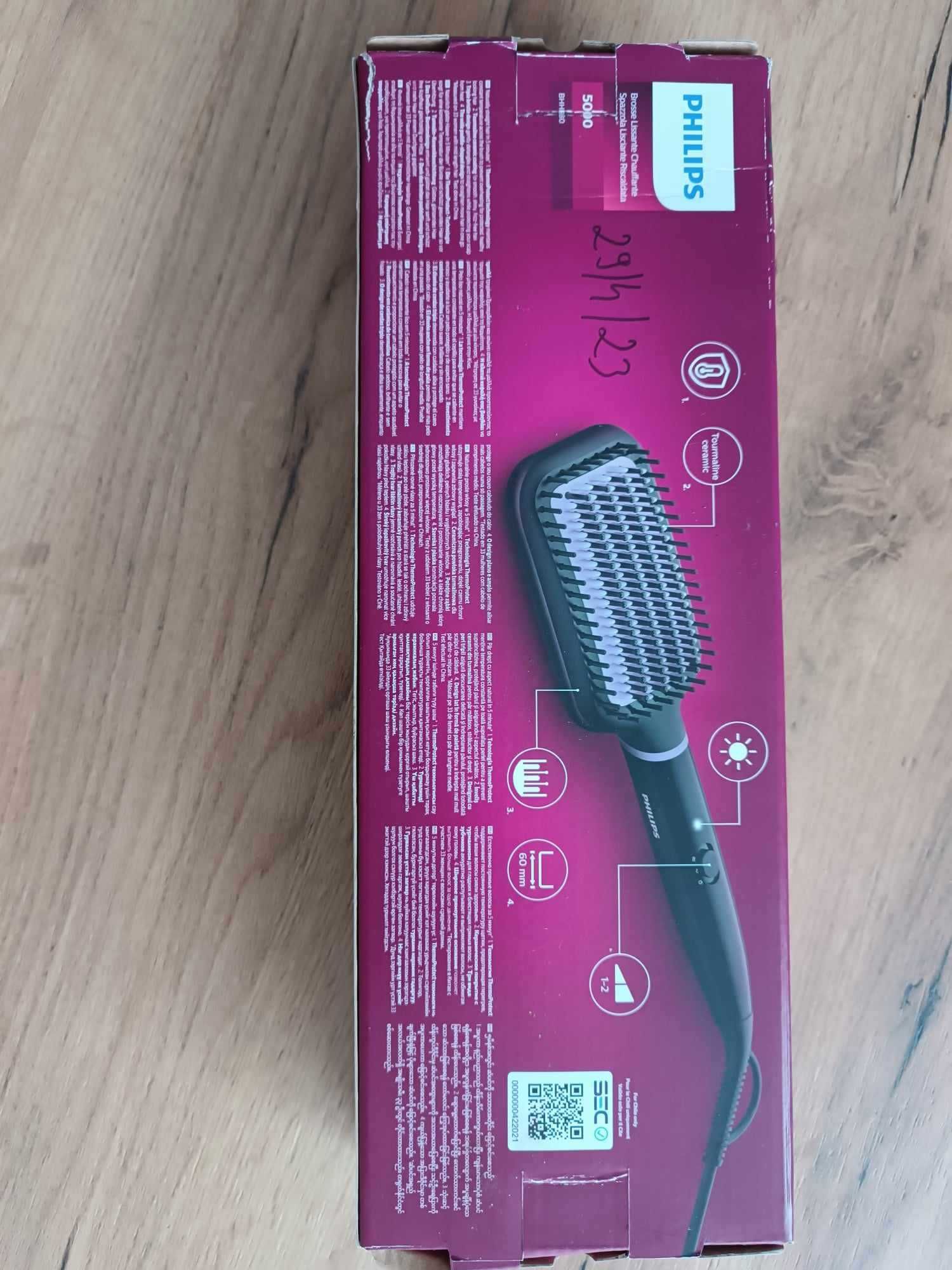 Szczotka prostująca Philips 5000 BHH880- Mało używana