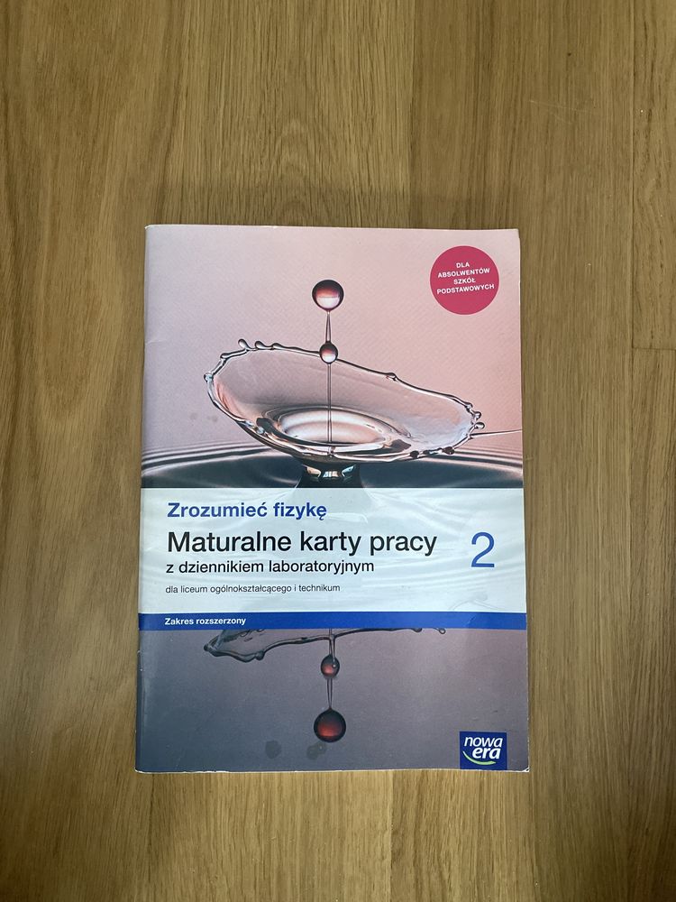 Maturalne karty pracy 2 zakres rozszerzony Zrozumiec fizyke