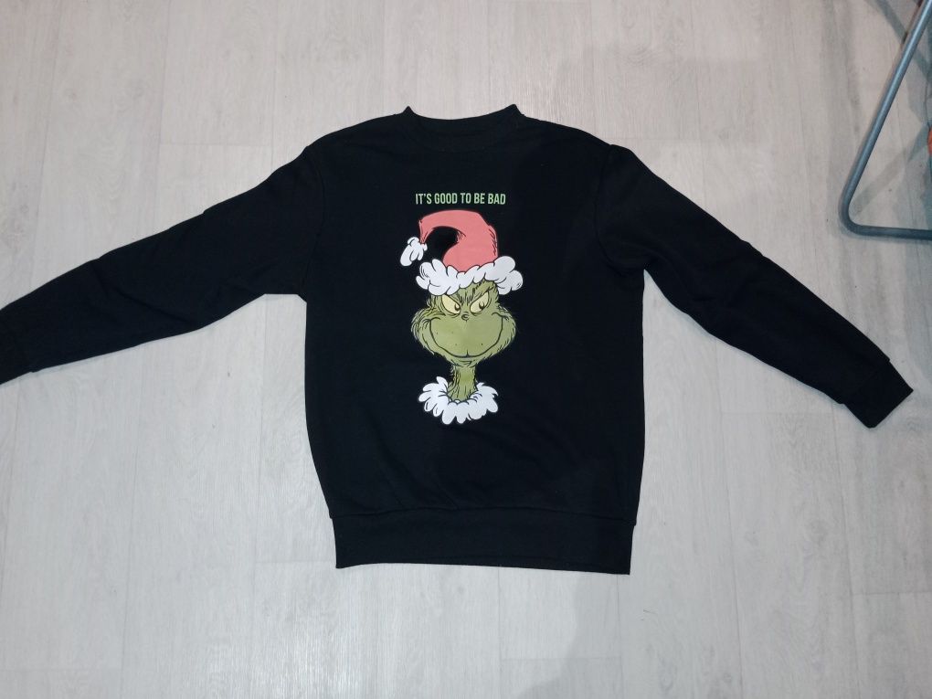 Sweter, swetr swiateczny Grinch S