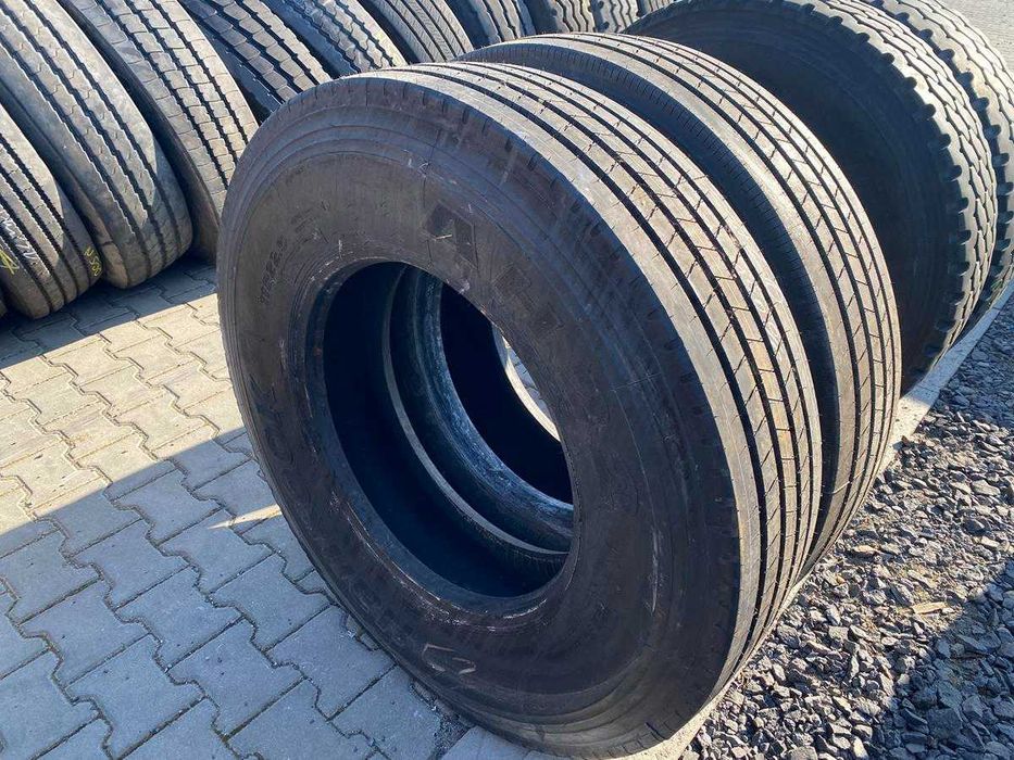 Opony używane ciężarowe prowadzące 11R22.5 HANKOOK AH22 100% Bieżnika