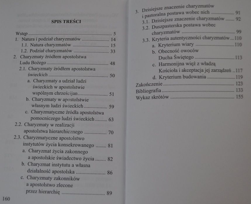 "Charyzmaty w Kościele dzisiaj" ks.A.Kuliberda/religia/chrześcijaństwo