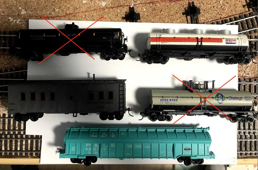 Американські вагони 1/87