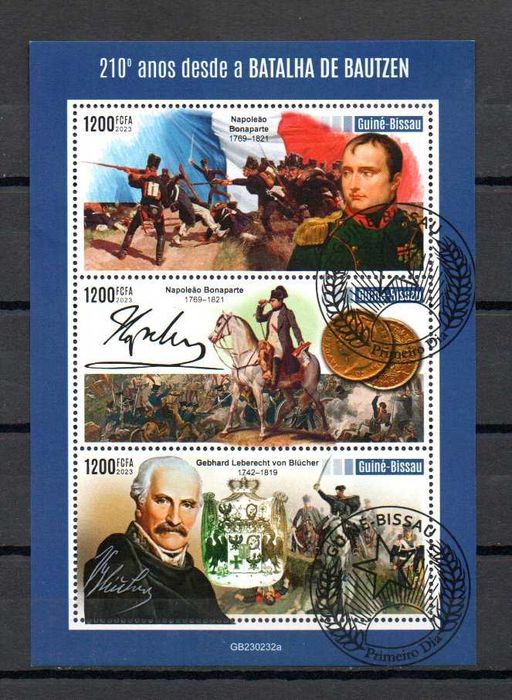 Znaczki Gwinea Bissau - Napoleon blok