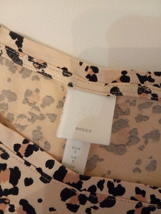 Koszulka w panterkę H&M rozmiar S