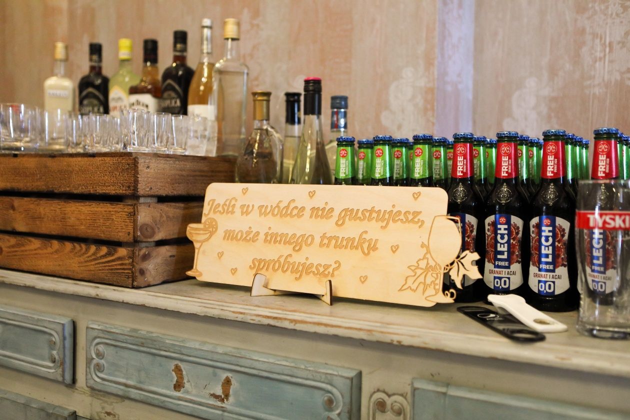 Tablice z grawerem na słodki stół (dekoracje na wesele) + GRATIS!