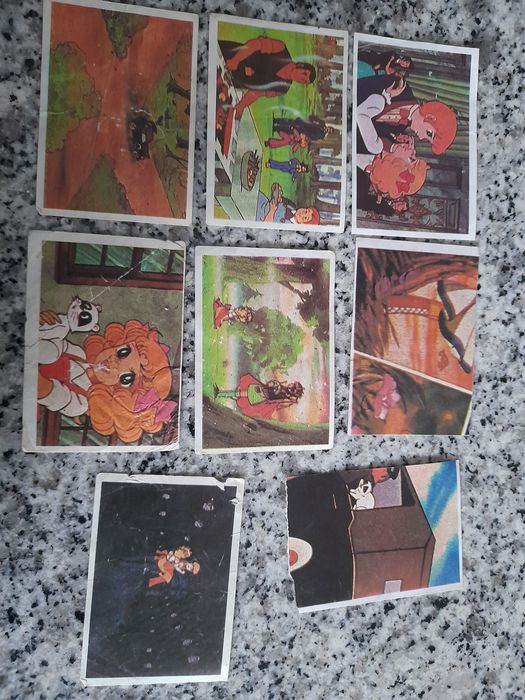 Cromos candycandy com cerca 50 anos