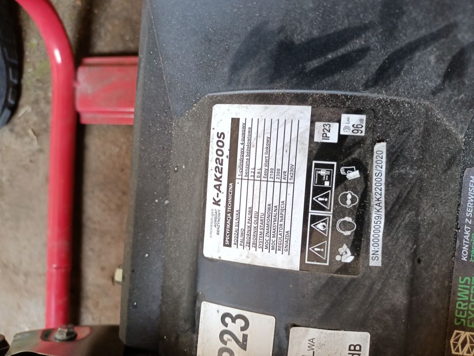 Sprzedam agregat prądotwórczy 1x230V
