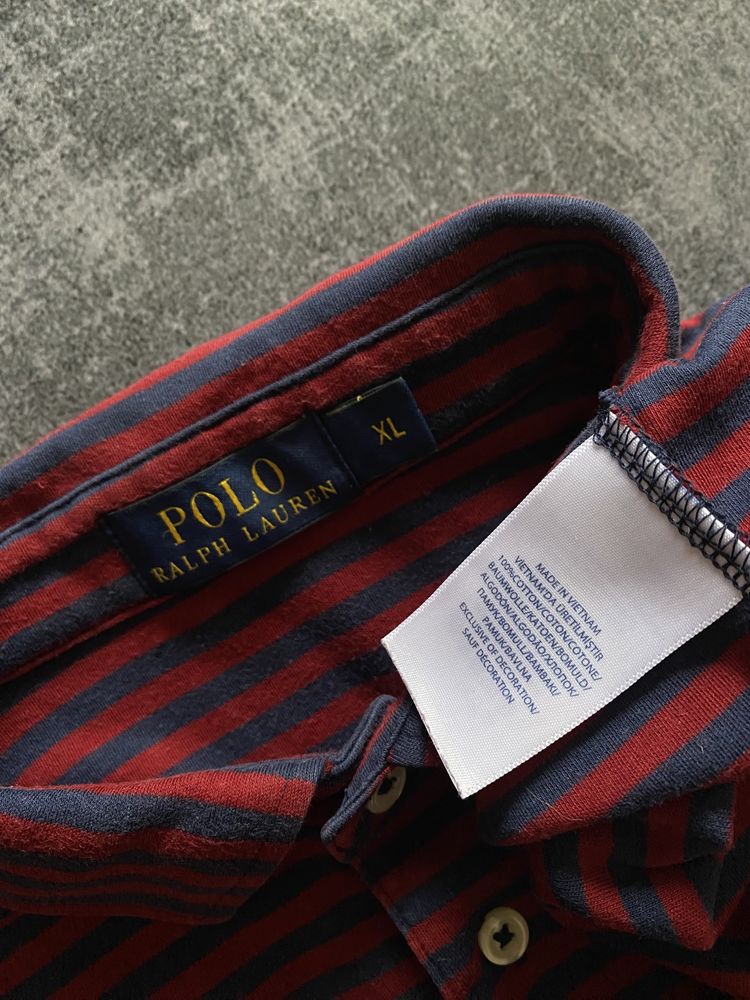 Поло футболка Polo by Ralph Lauren полосатая мужская оригинал