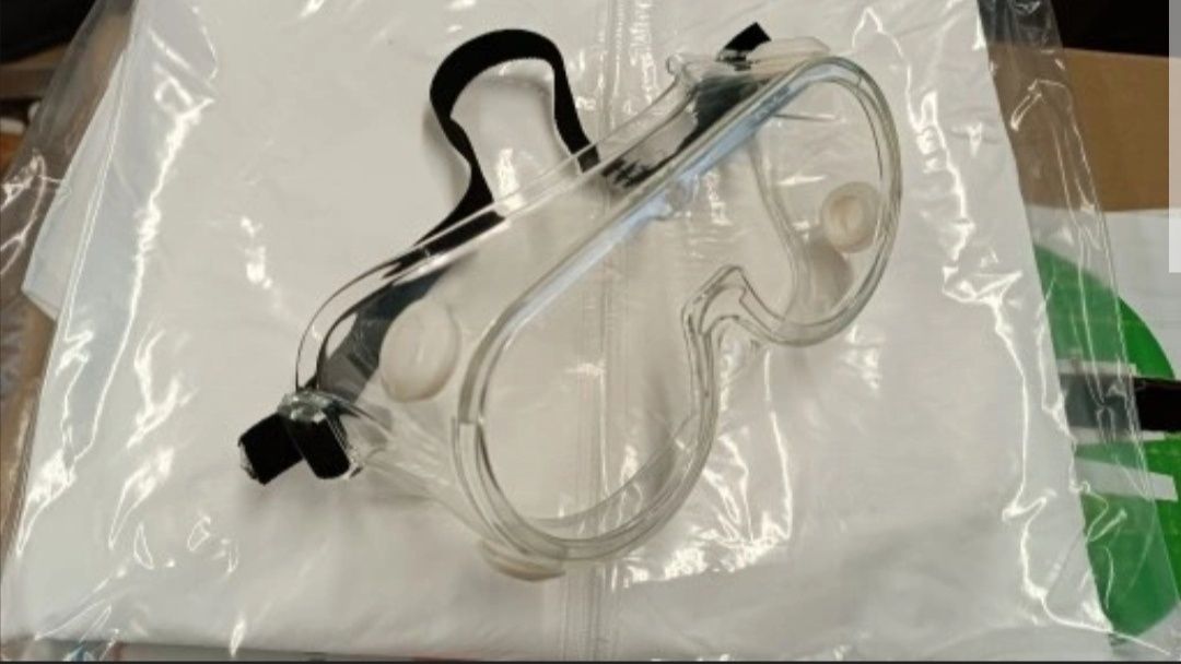 10 x Gogle ochronne BHP okulary