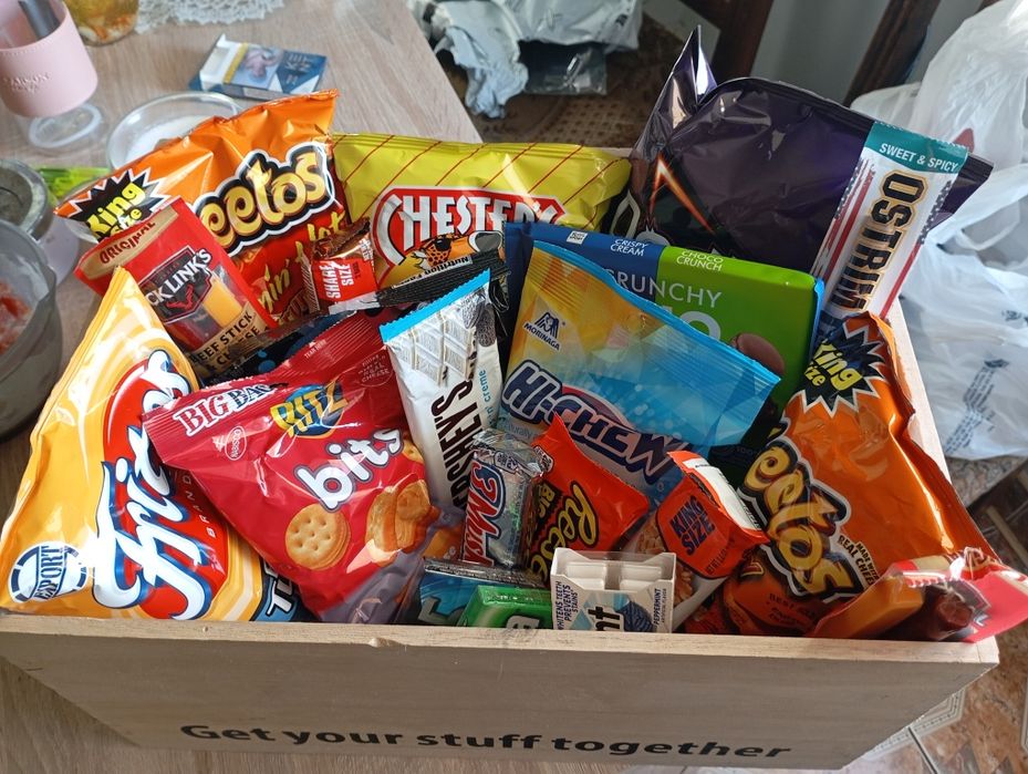 Zestaw słodyczy amerykańskich