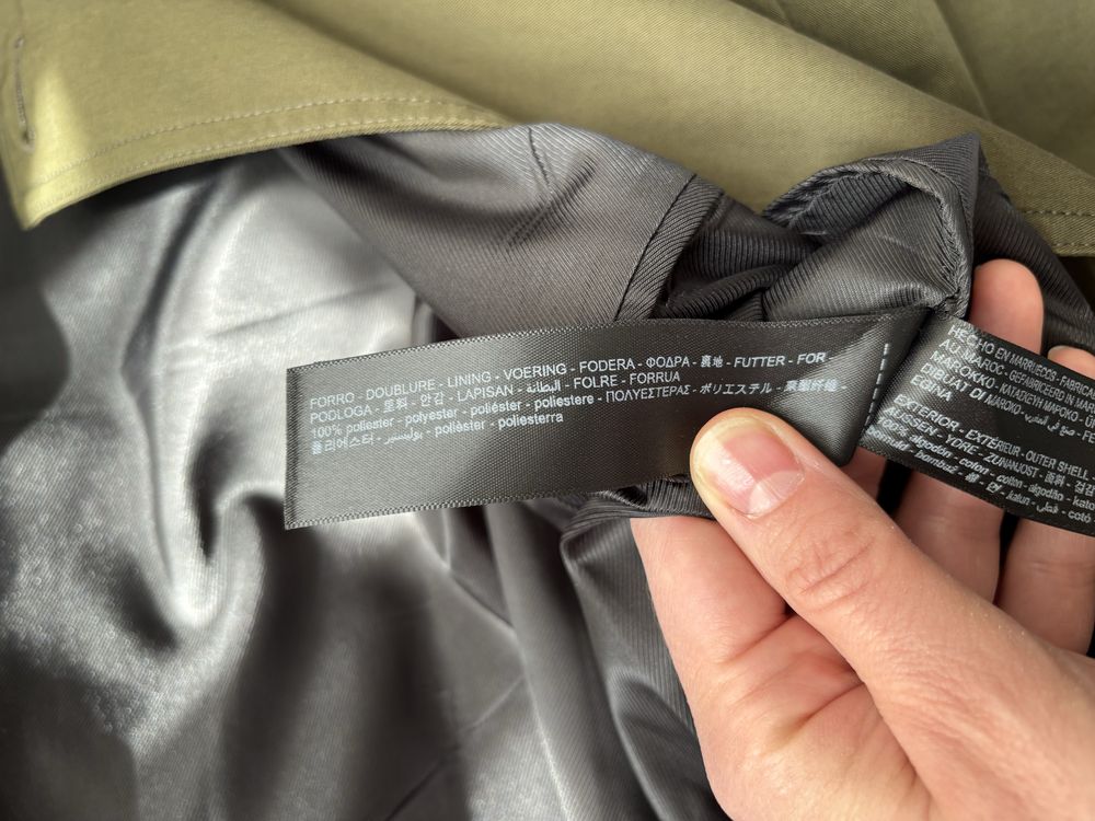 Trencz prochowiec Massimo Dutti S