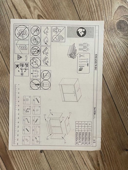 Szafka pod umywalkę