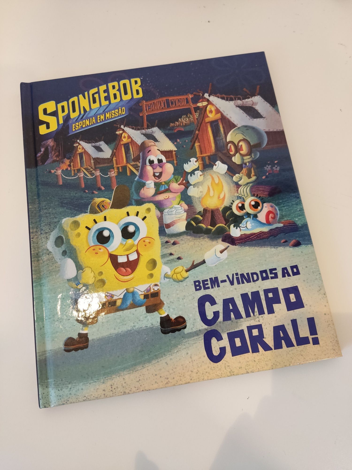 Livro "Spongebob - Bem-vindos ao Campo Coral!" - Novo