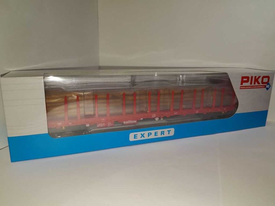 Вагон платформа 4-вісна з вантажем. Piko 72196. Пико НО 1:87. Нова