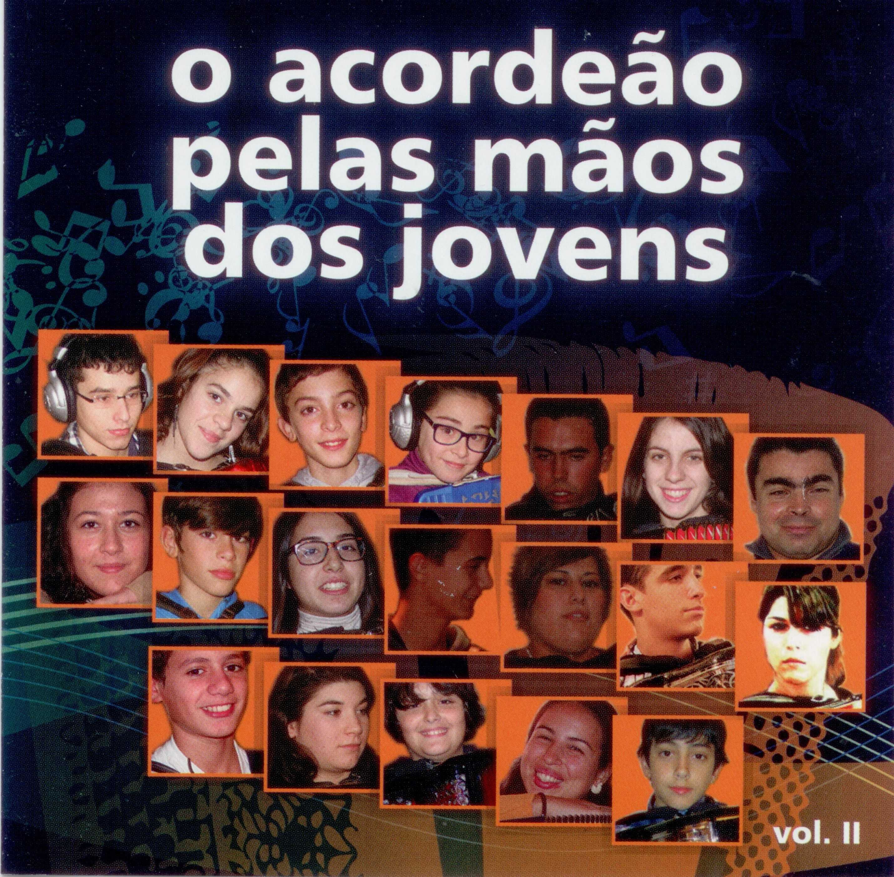 Coleção 5 CDs   "O Acordeão pelas mãos dos jovens" - 123 músicas