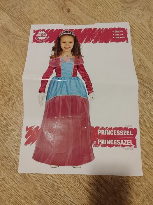 Kostium strój księżniczka 5-6 lat, 110-116