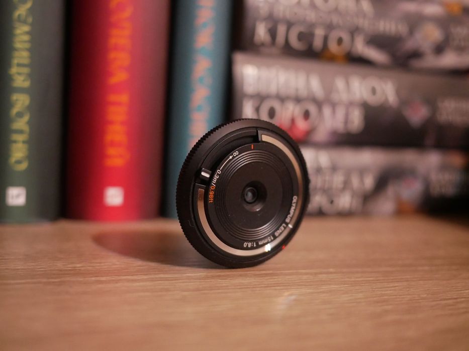 Обʼєктив-кришка Olympus Lens Cap 15mm f8 MFT
