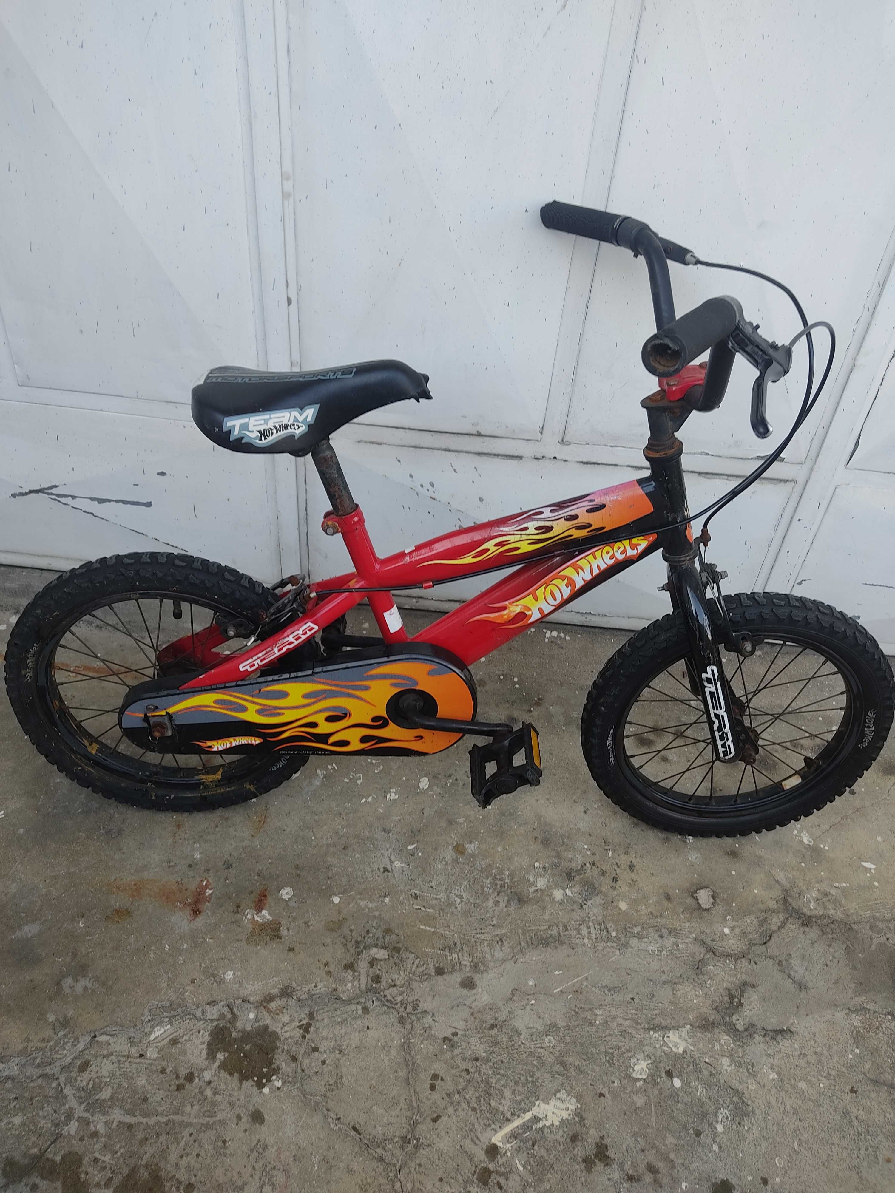 Bicicleta Hotwheels criança, roda 16