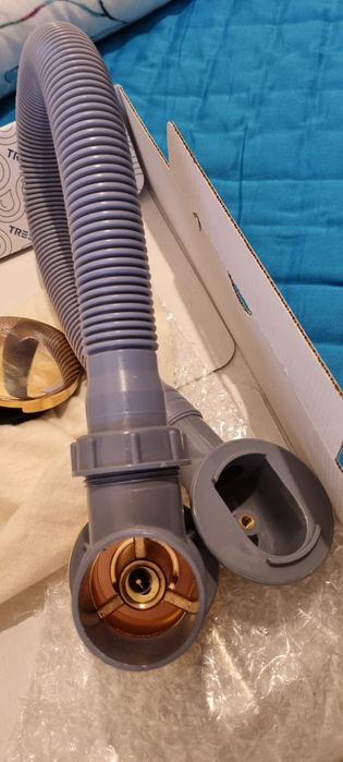 Odpływ/syfon wannowy miedziowy