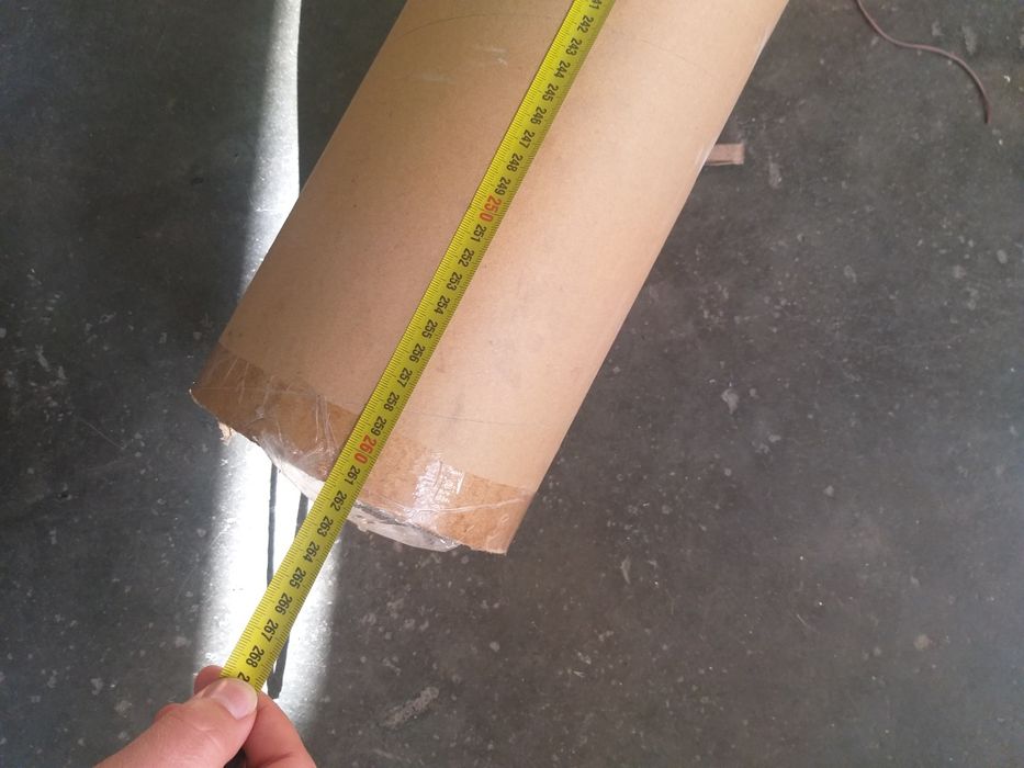 Tuba tekturowe gruba opakowanie fi 155 dł. 260 cm