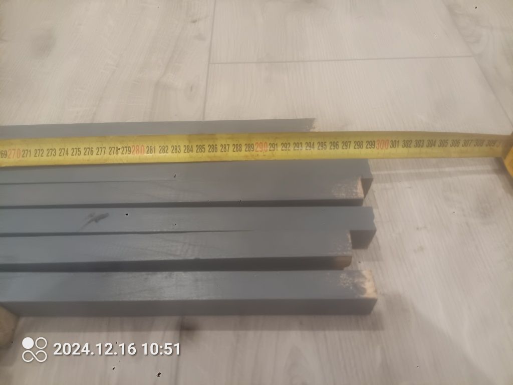 Lamele ścienne z jesiona