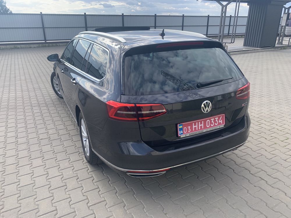 Продається свіжопригнаний повнпривідний Volksvagen passat b8 highline