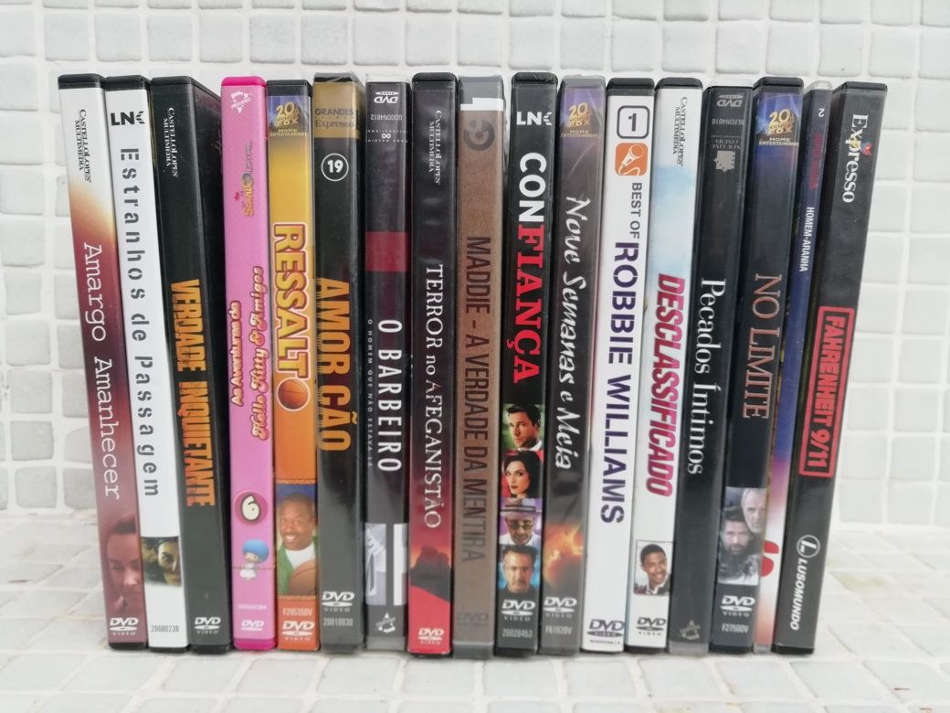 17 Bons Filmes DVD Alguns Ainda Selados Colecção