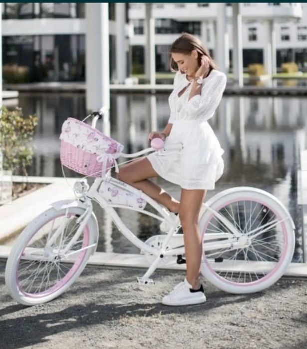 Rower miejski damski La Donna Pearl Plumbike
