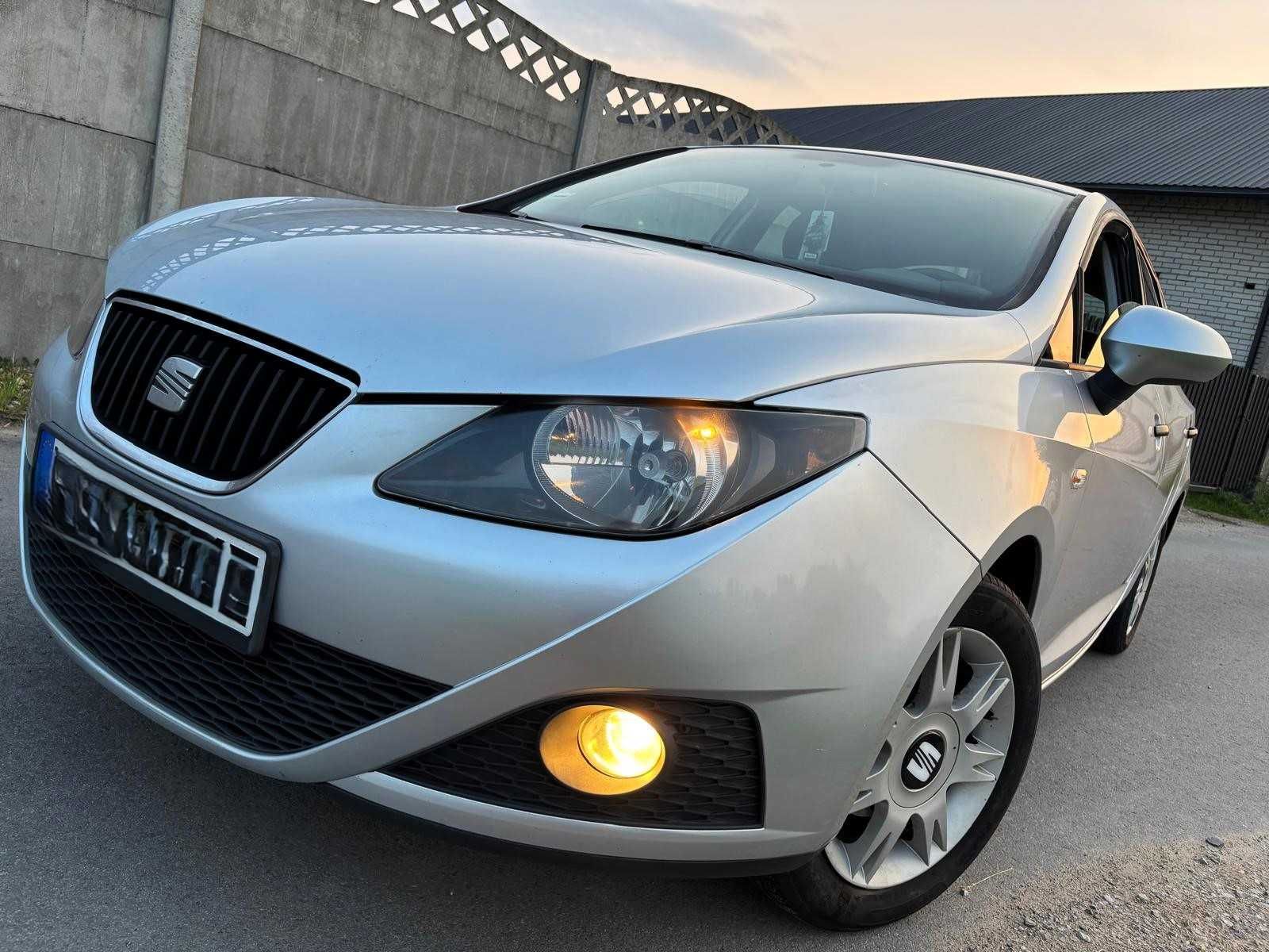 Piękna Ibiza Salon PL serwis Aso / 1.4Mpi / 2010r / 2x koła / Klima