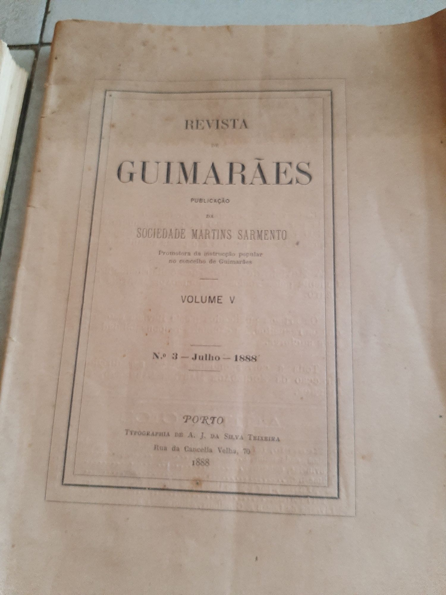 Antigas Revistas de Guimarães