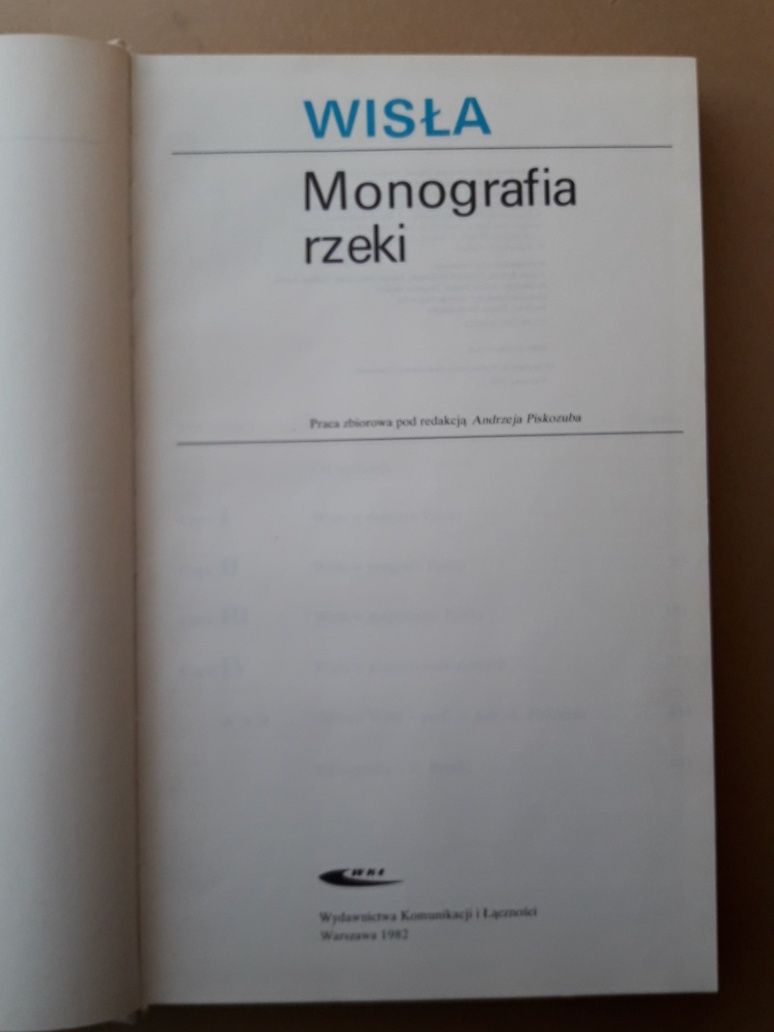 Wisła monografia rzeki