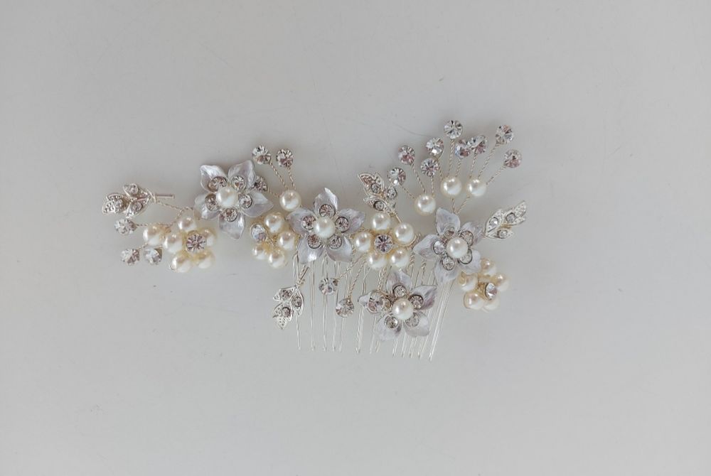 Ozdoba, grzebień do włosów ślubny Nowy