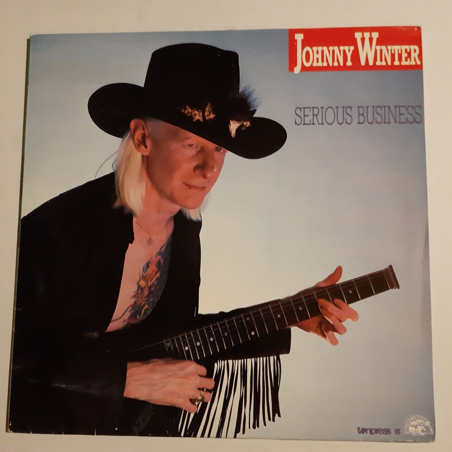 Johnny Winter "Serious Business" winylowa płyta LP Mint.