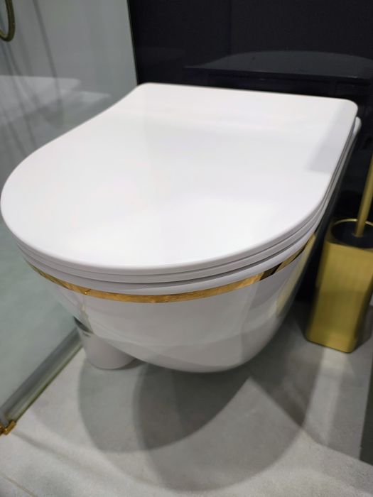 Mexen Lena miska wc Rimless z deską wolnoopadającą slim, duroplast