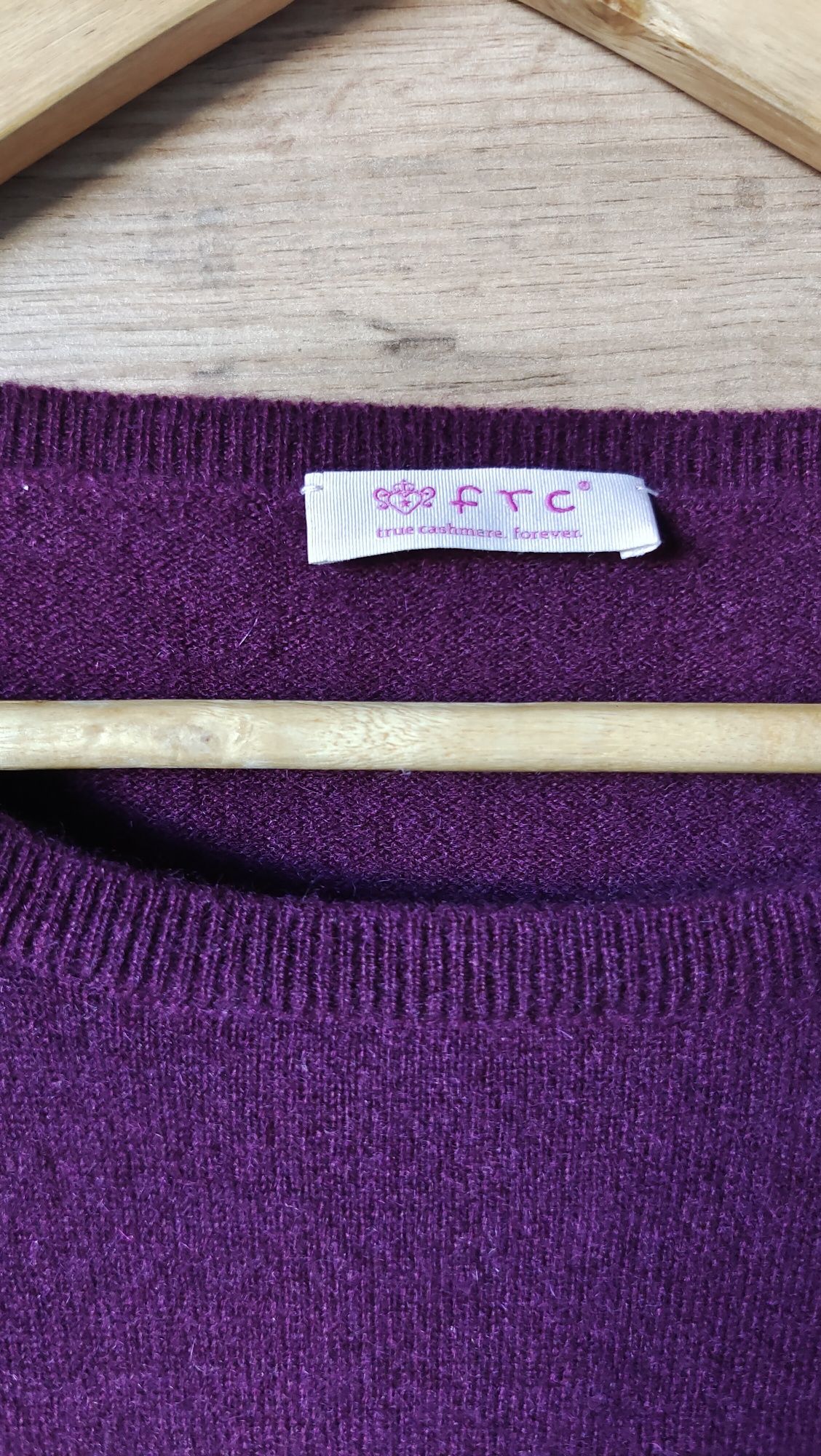 Sweter premium: FTC Cashmere- 100% kaszmir , doskonały!