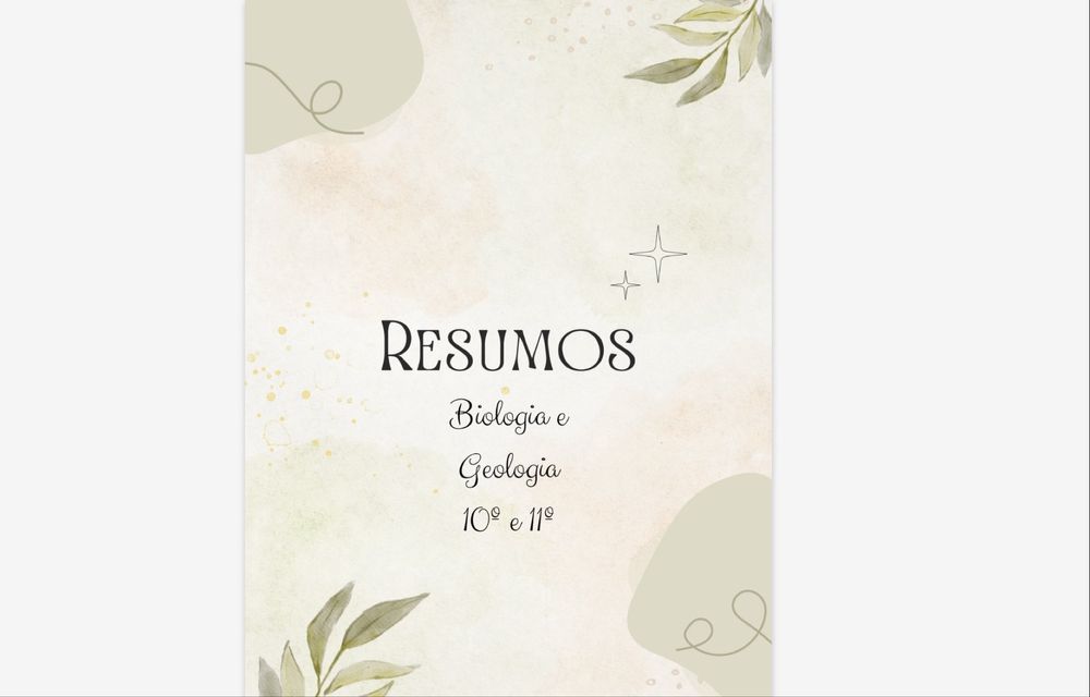 Resumos para preparação de exame nacional IAVE Biologia e Geologia